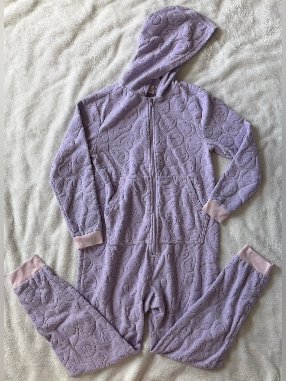 CAT & JACK | Hooded | Pajamas | One Piece | Onesie | Smiley